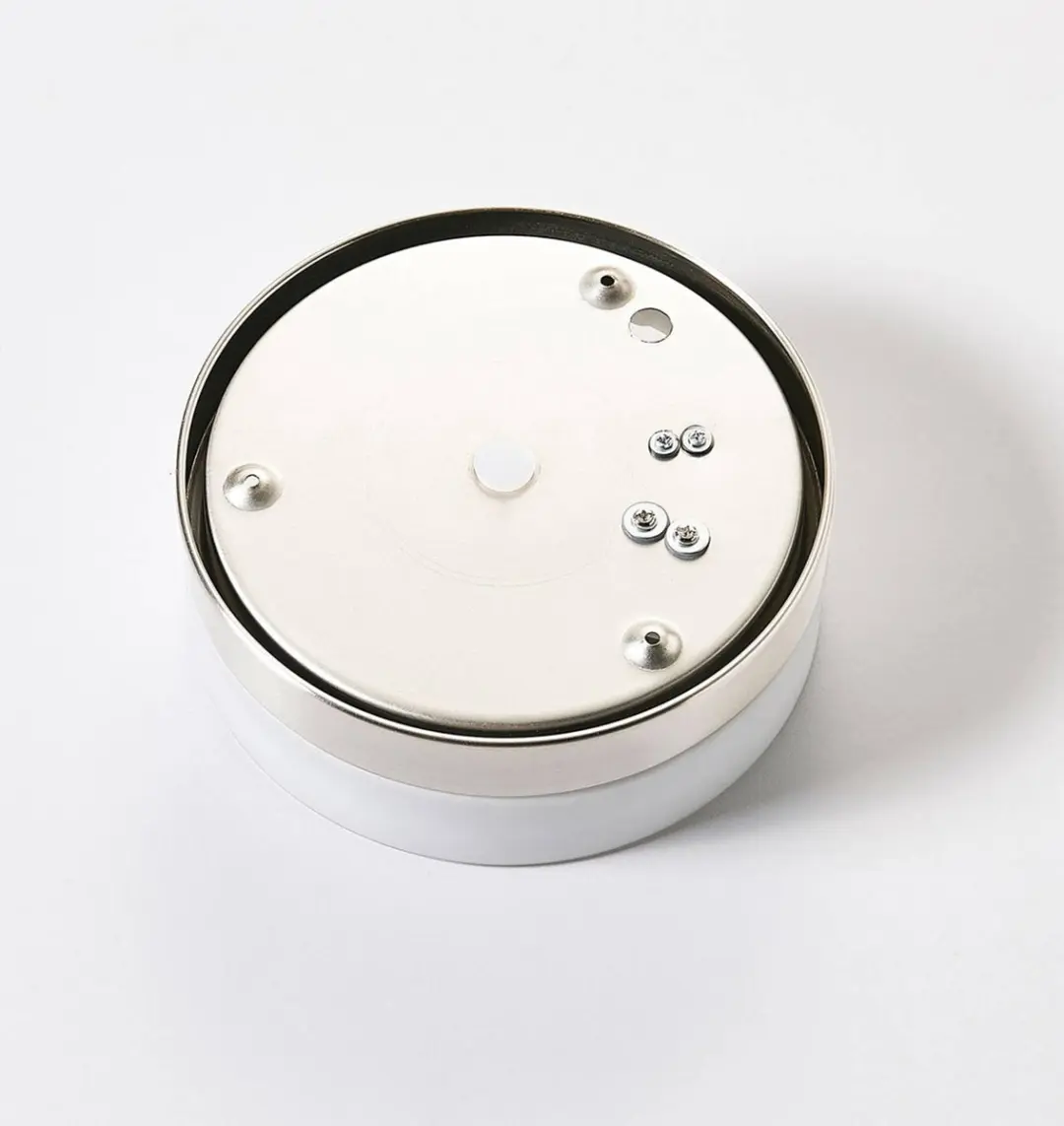 Lindby Plafondlamp Badkamer 1 Licht E27 - 18cm - Wit/Nikkel