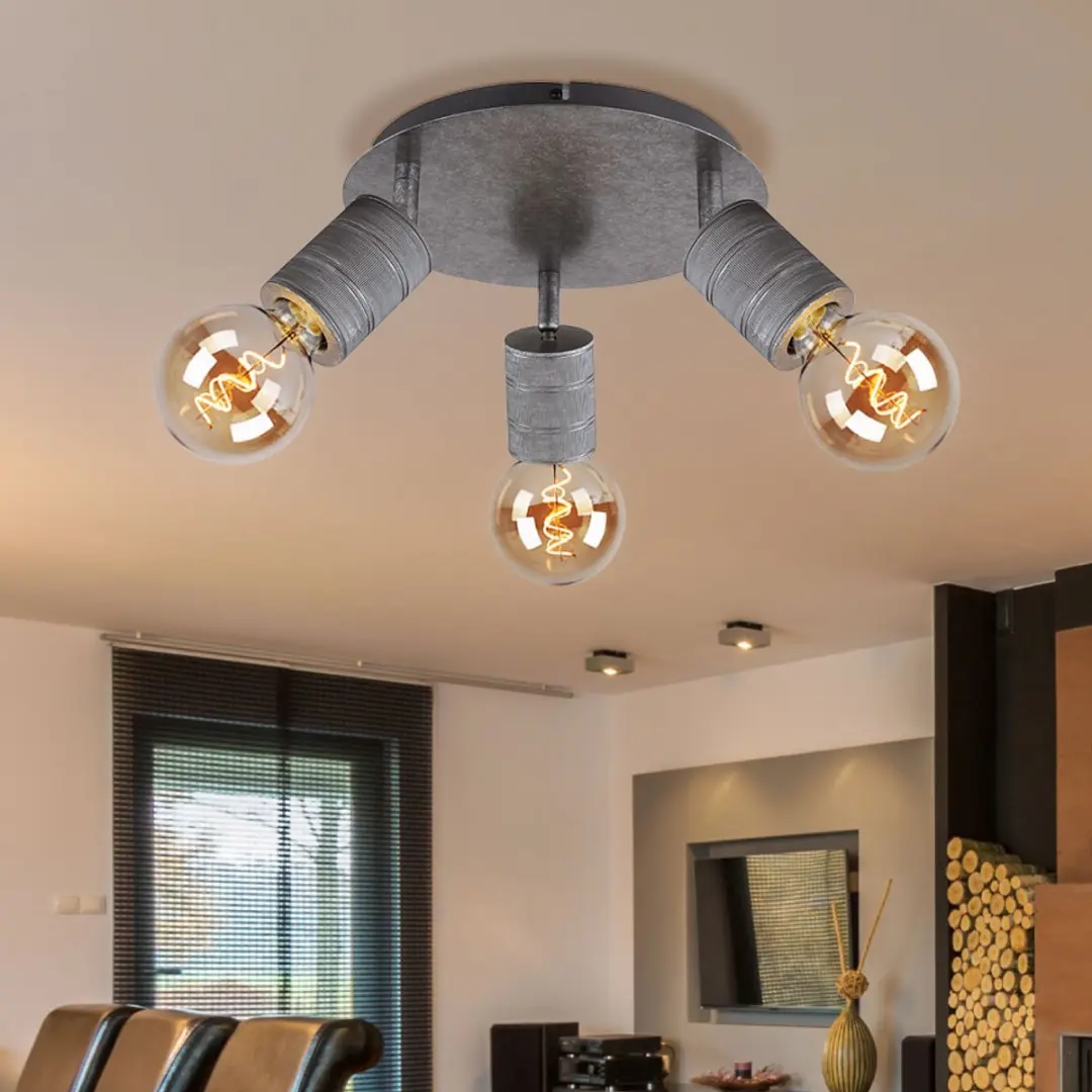 Globo Plafondlamp 3-vlammen