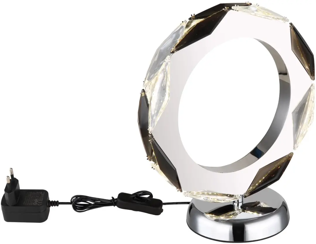 Globo Karilion LED Tafellamp 24cm - Chroom