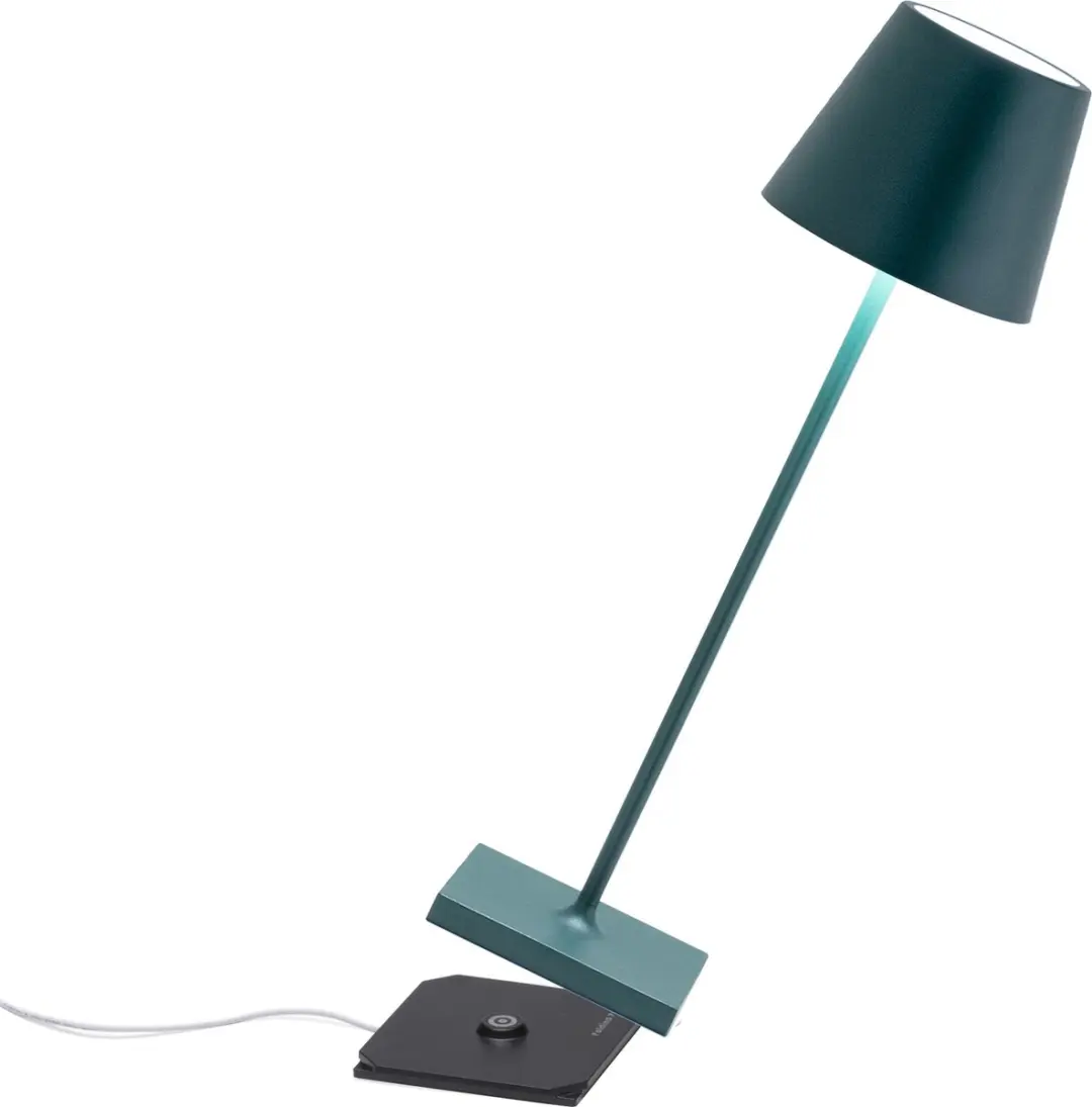 Zafferano Poldina Pro Oplaadbare LED Tafellamp Donkergroen