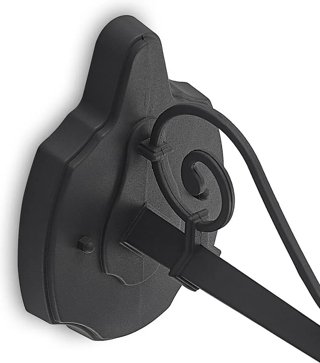 Lindby Wandlamp Buiten 1 Licht E27 - Antraciet/Wit