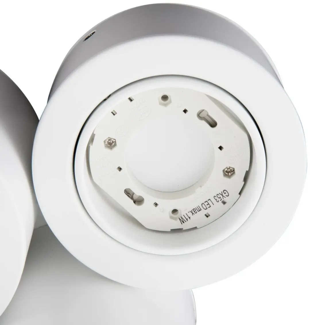 Lindby Plafondlamp 3 Lichtpunten GX53 11W - Wit Mat