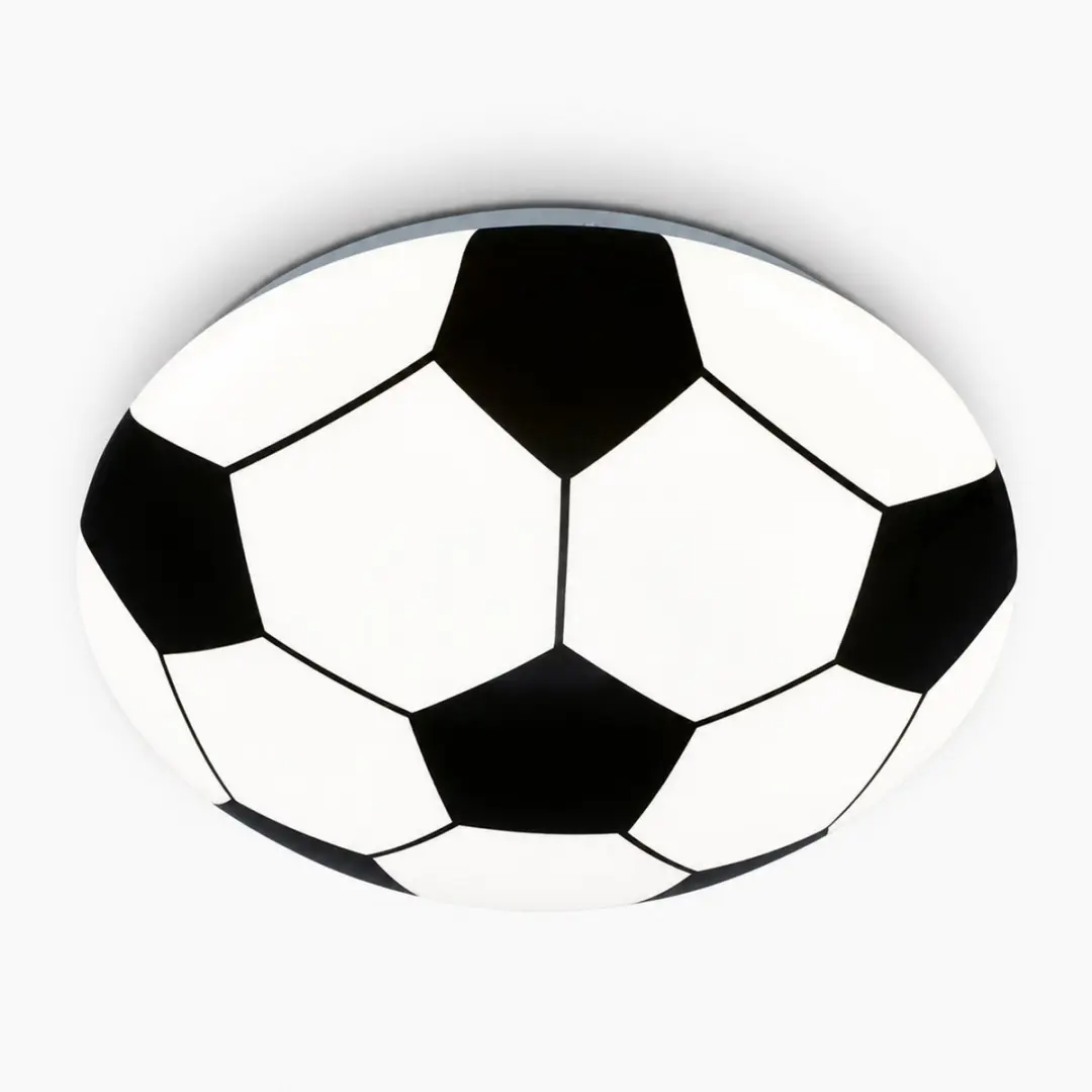 Briloner LED Voetballamp Plafondlamp - 12W Ø27.5cm - Zwart