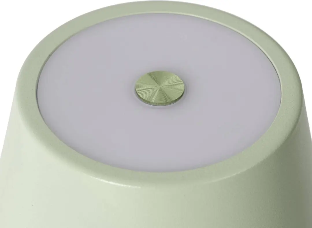 Lindby Terraslamp Metaal Kunststof 25cm - Saliegroen - 1 Lichtpunt