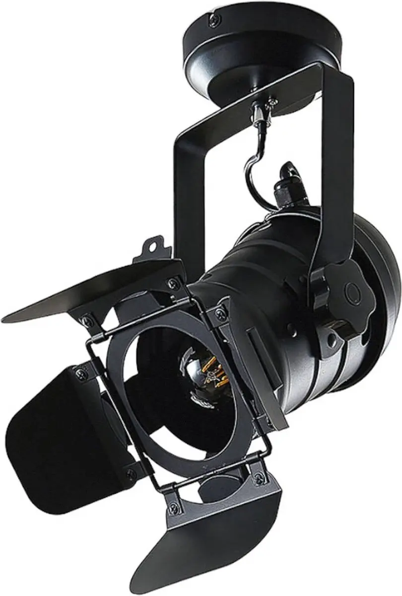 Lindby Plafondlamp Metaal 1 Licht E27 - Zwart