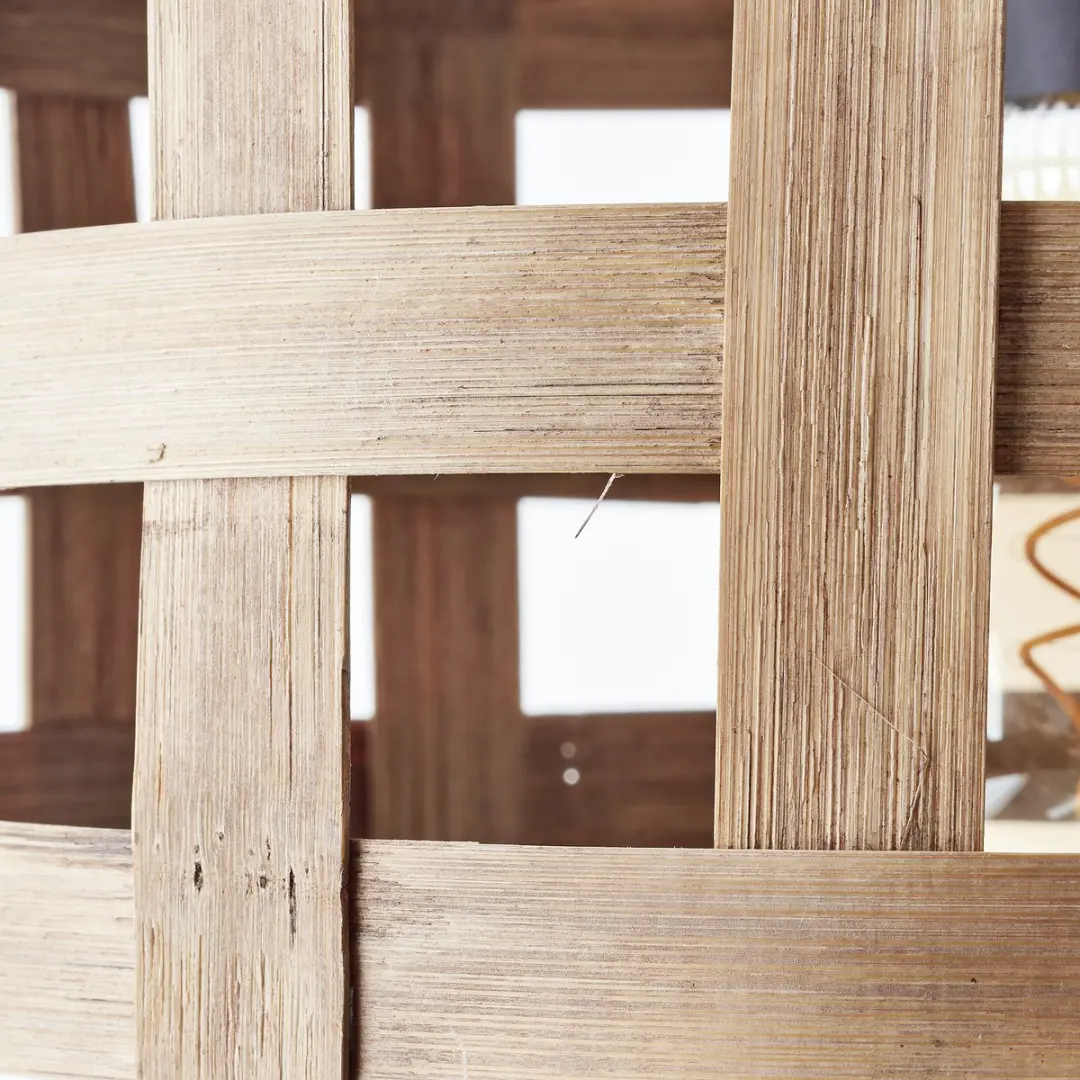 Brilliant Woodline Hanglamp E27 - Natuur/Zwart