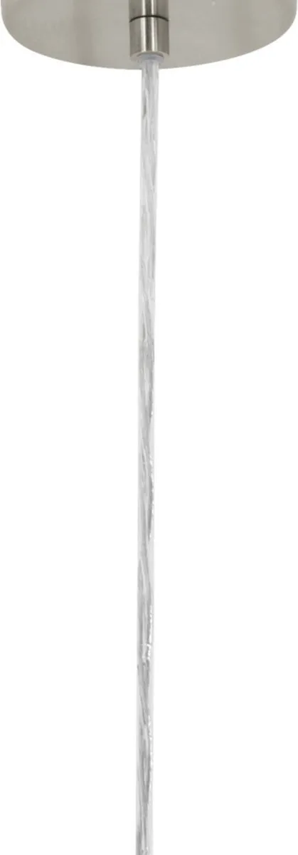 Eglo Pasteri Hanglamp - 1 Licht - Ø53cm - Nikkel-Mat/Wit