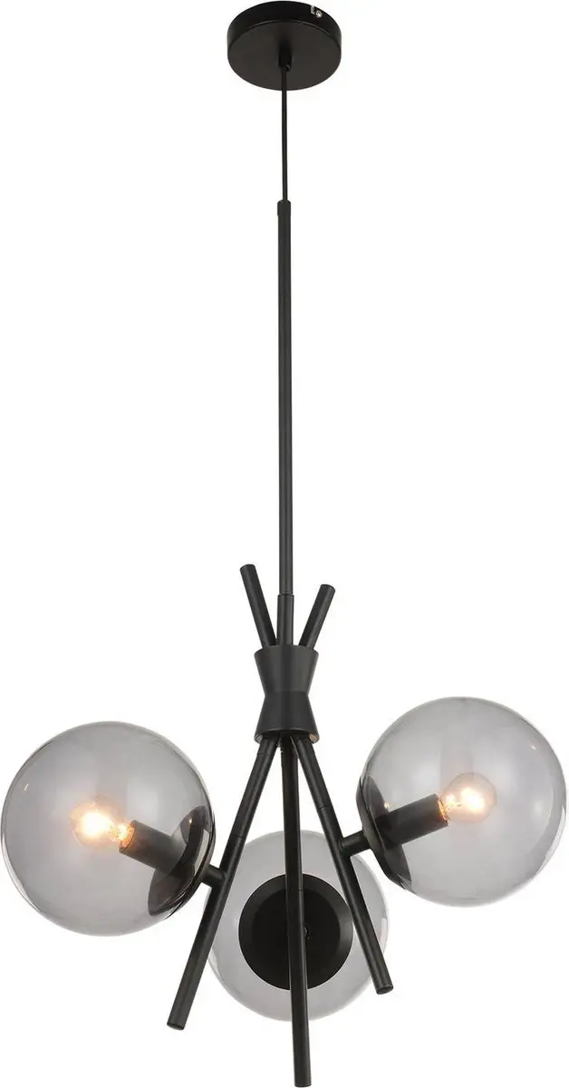 Lucande Hanglamp 3-Lichts Glas
