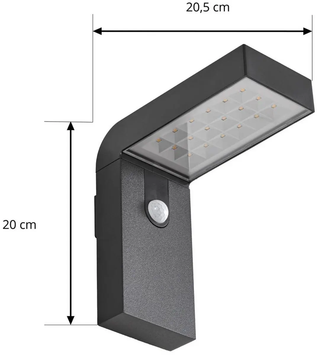 PRIOS Wandlamp Buiten 1 Licht 3.8W