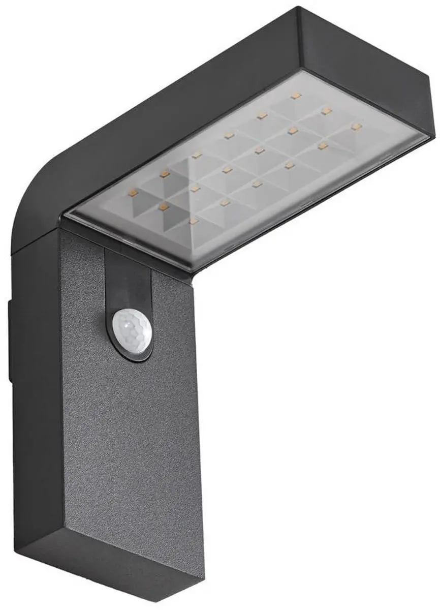 PRIOS Wandlamp Buiten 1 Licht 3.8W - Zwart