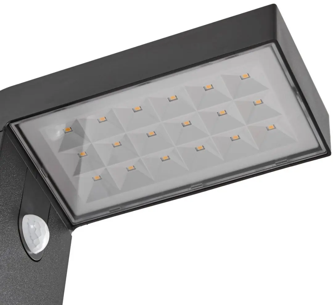 PRIOS Wandlamp Buiten 1 Licht 3.8W - Zwart