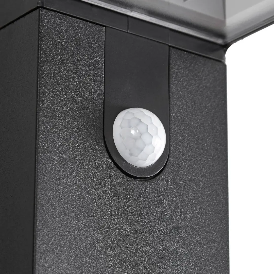 PRIOS Wandlamp Buiten 1 Licht 3.8W - Zwart