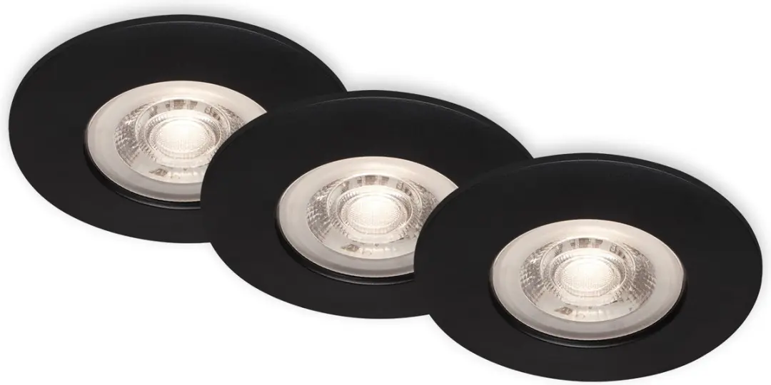Briloner LED Inbouwspots 4,9W Ø9cm