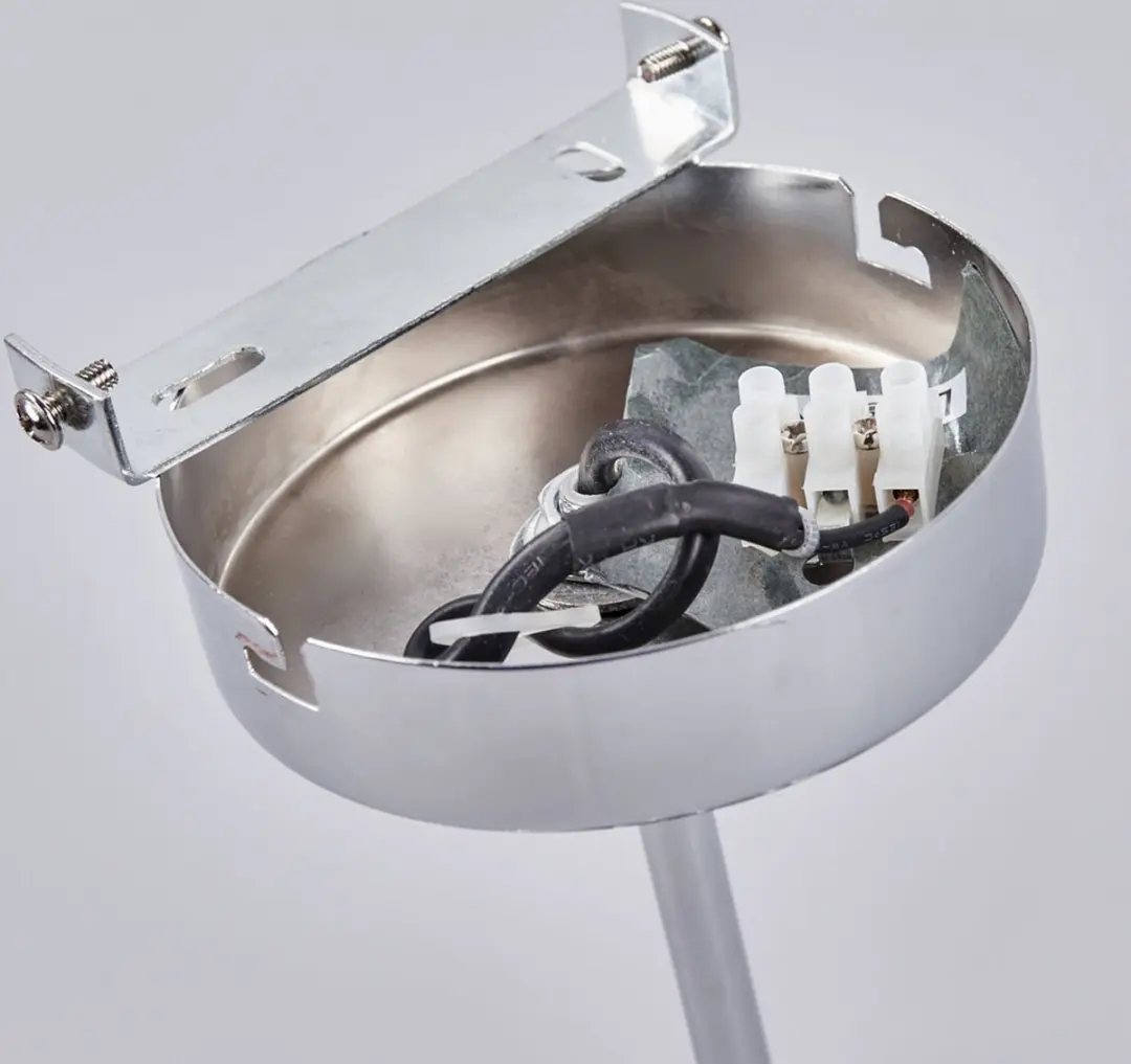 Lindby Melia+ Plafondlamp 3-Licht - Ø56cm - Zwart/Bruin/Grijs/Chroom
