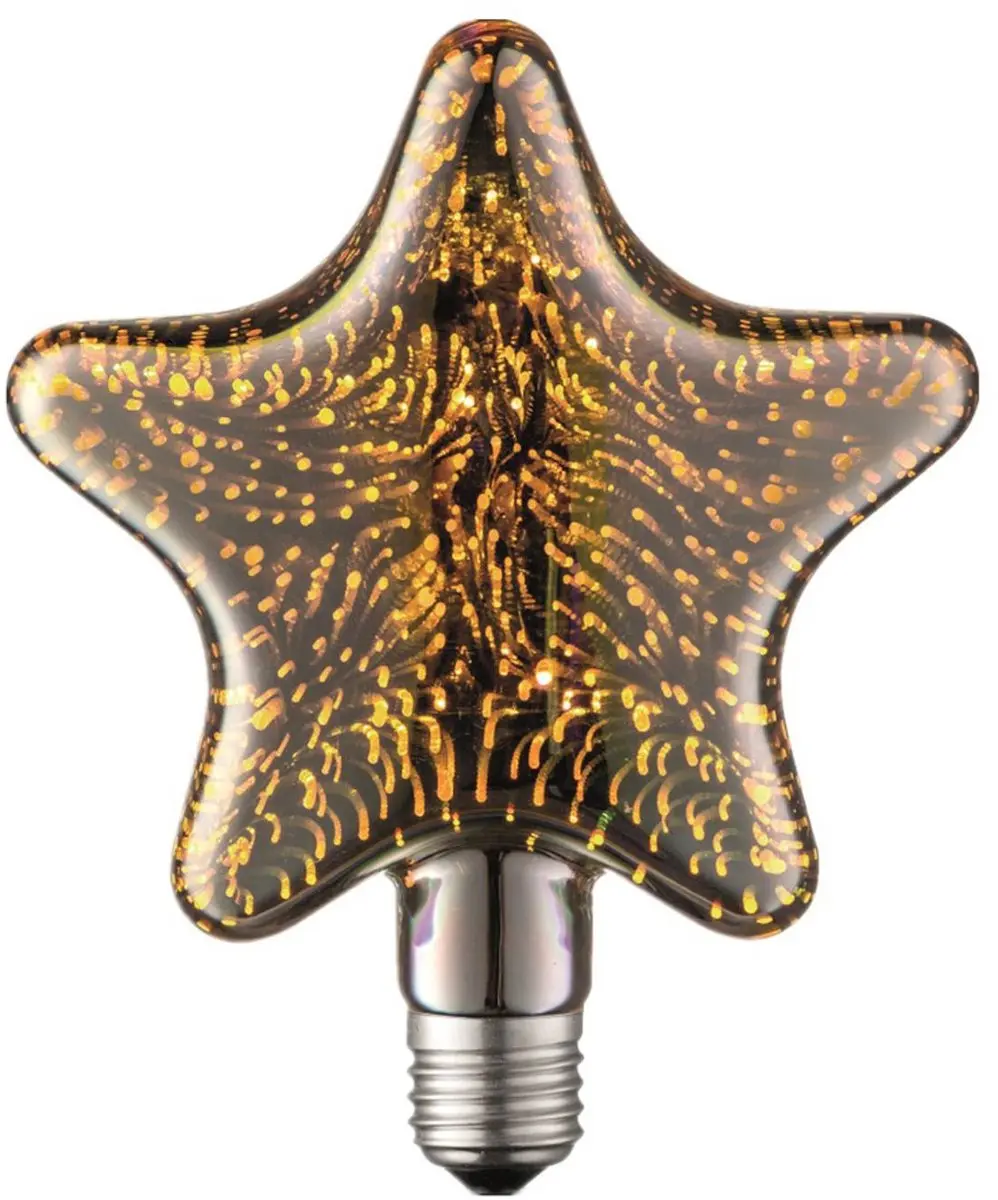 Lucande E27 LED-lamp Rookgrijs/Goud