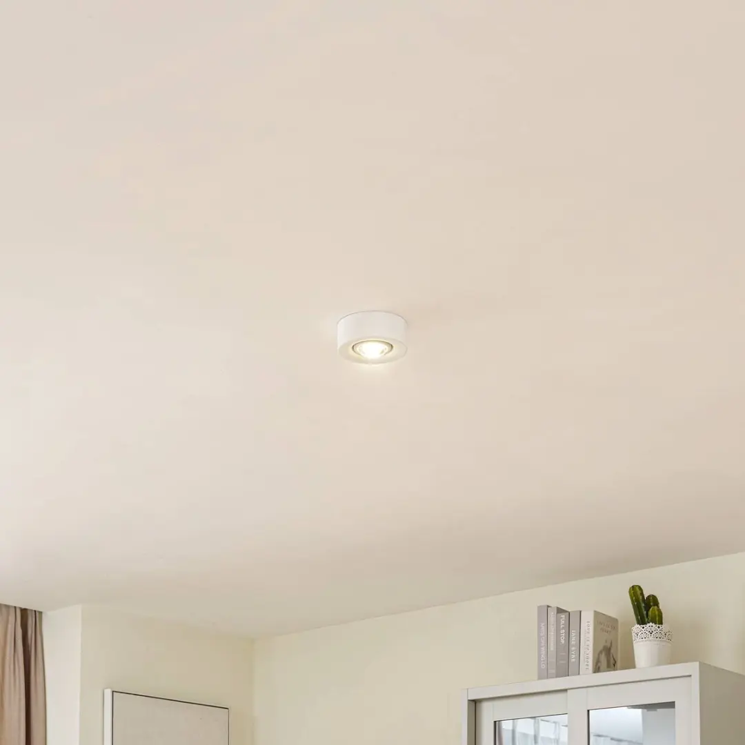 Lindby Plafondlamp GX53 11W - 14cm Wit