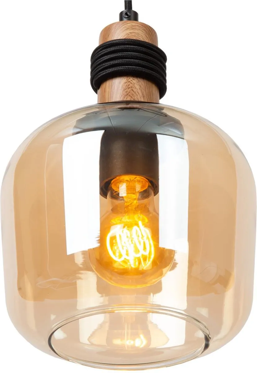 Lucide Ilona Hanglamp 3xE27 - Amber