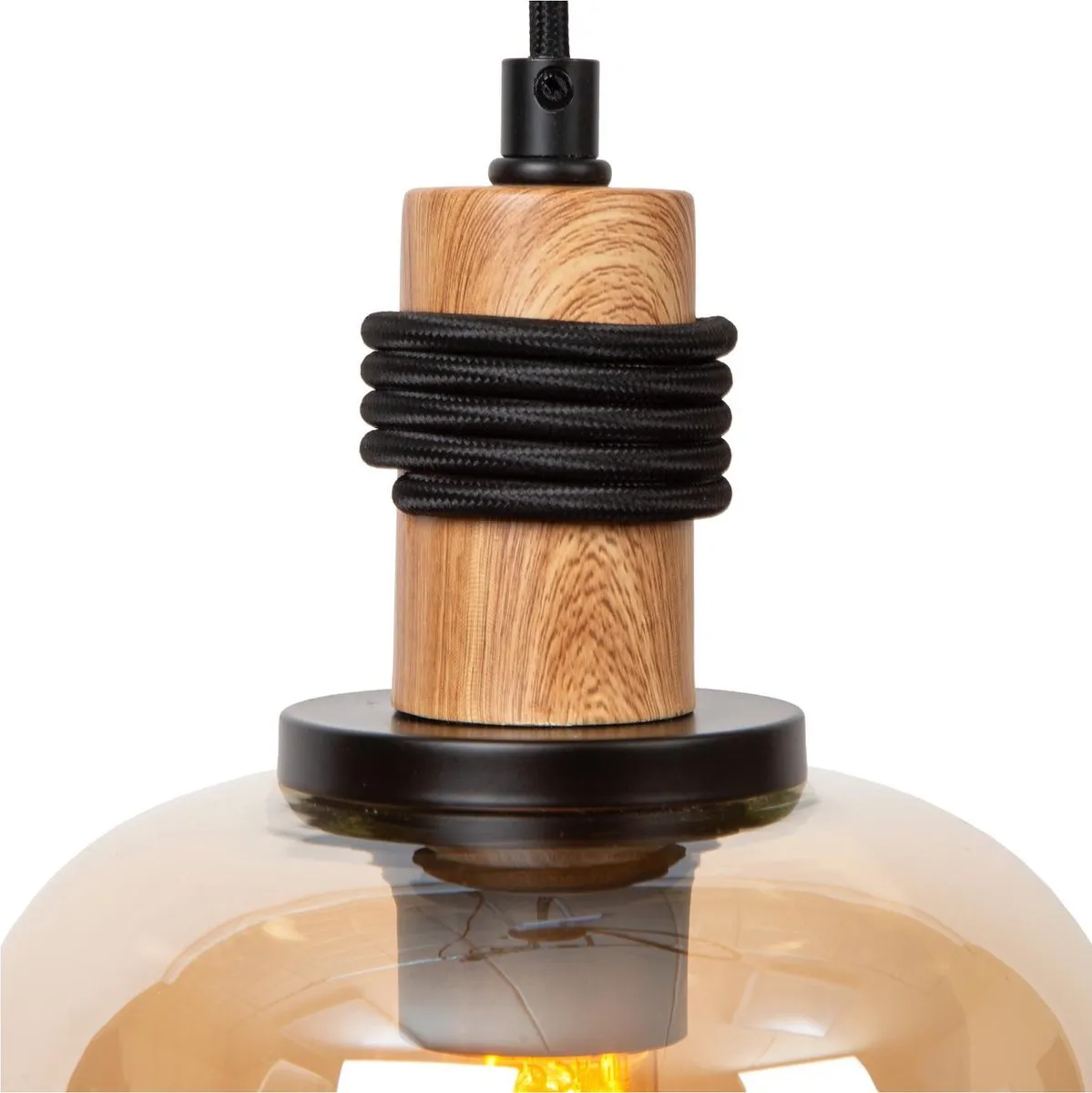 Lucide Ilona Hanglamp 3xE27 - Amber