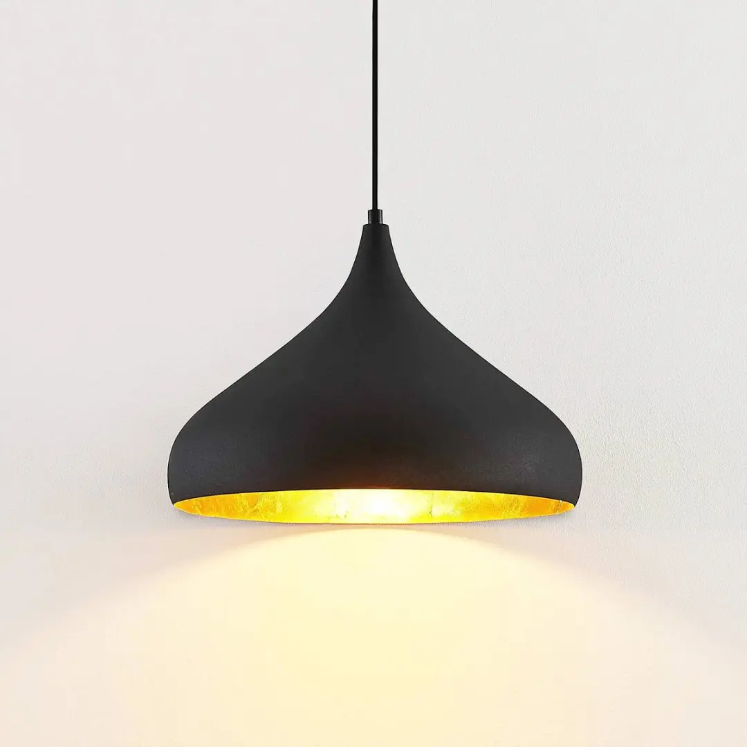 ARCCHIO Hanglamp 1 Licht E27 - 60W - Zwart/Goud