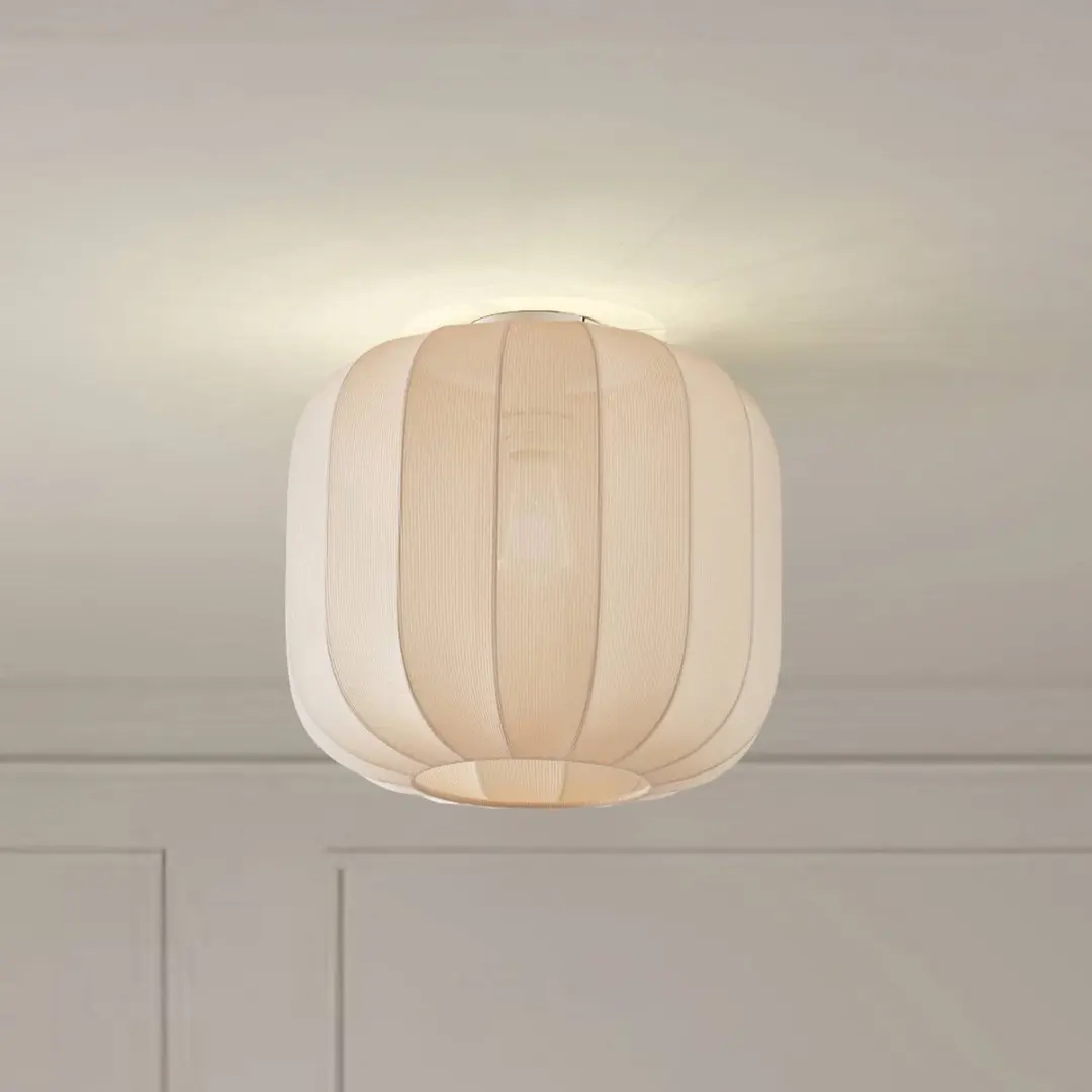 Lindby Plafondlamp 1 Licht E27 - 35cm Beige