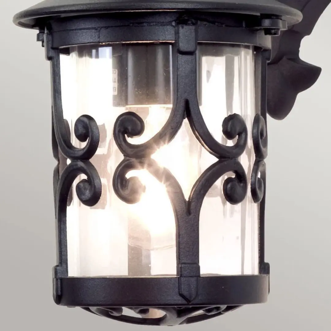 Elstead Hereford LED Wandlamp E27 60W - Dimbaar - Zwart