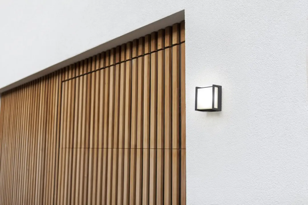 Lutec Qubo LED Wandlamp Buiten - 650 Lumen - Donkergrijs