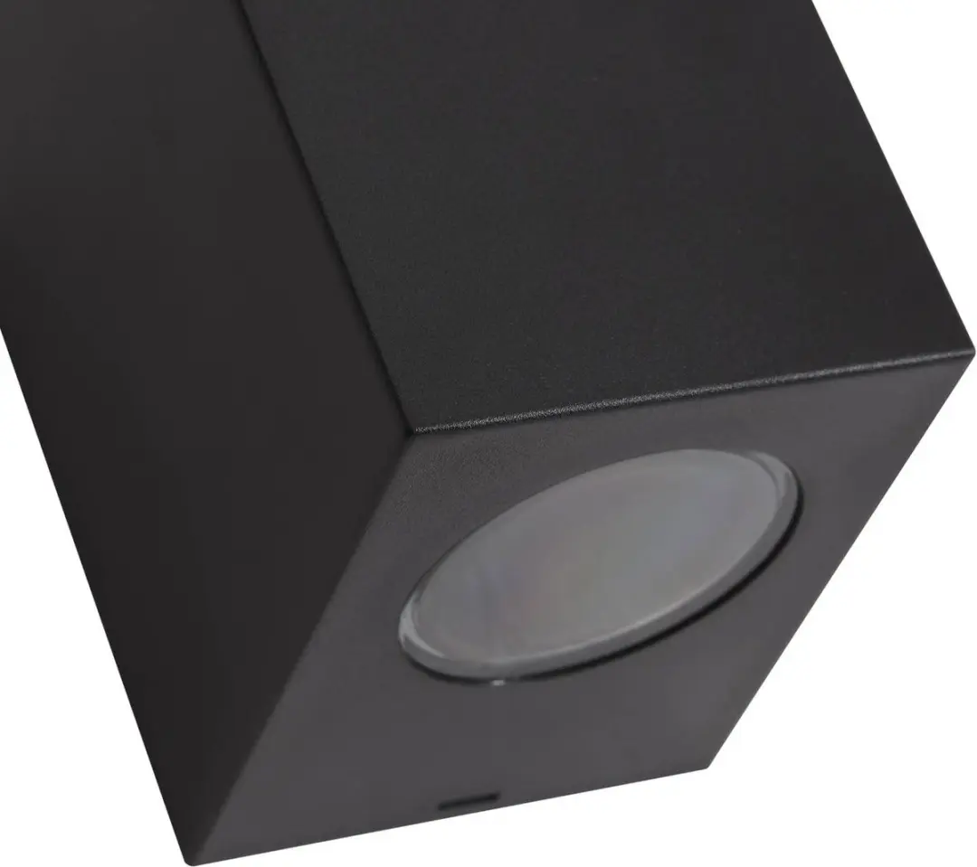PRIOS Wandlamp Buiten 1 Licht GU10 - Zwart