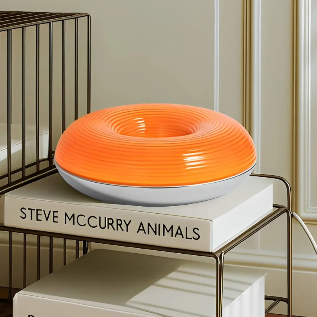 Lindby LED Wandlamp 1 Licht 2100K - Ø30cm - Oranje/Chroom