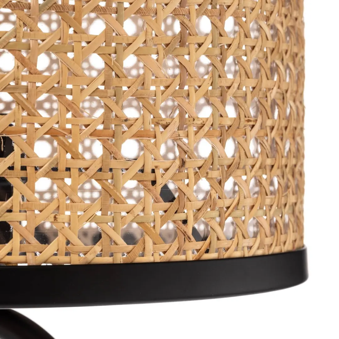 Lindby Rotan Tafellamp - 1 Lichtpunt - Ø26cm