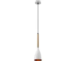 Euluna Muza Plafondlamp - 15W - Hout/Wit/Goud
