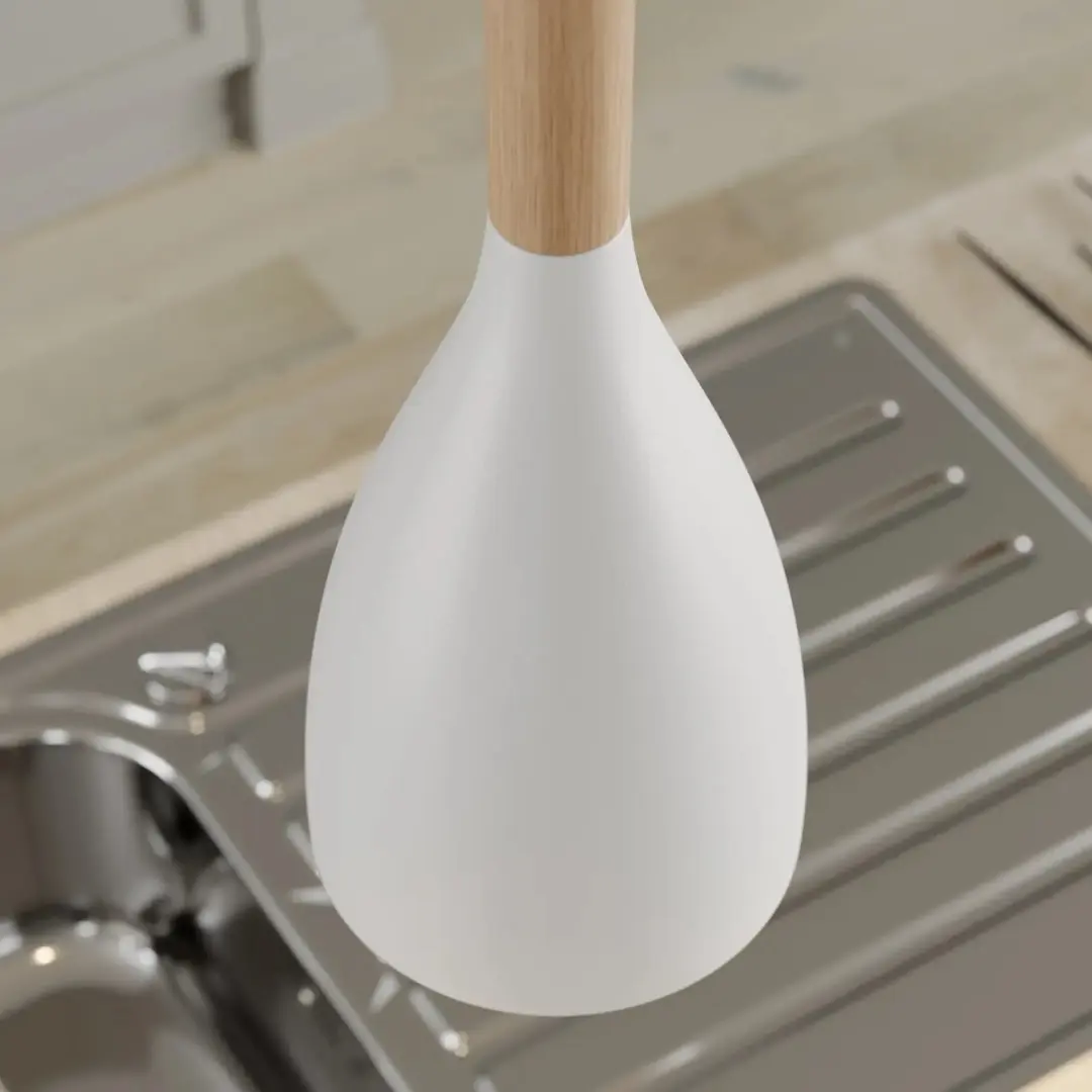Euluna Muza Plafondlamp - 15W - Hout/Wit/Goud