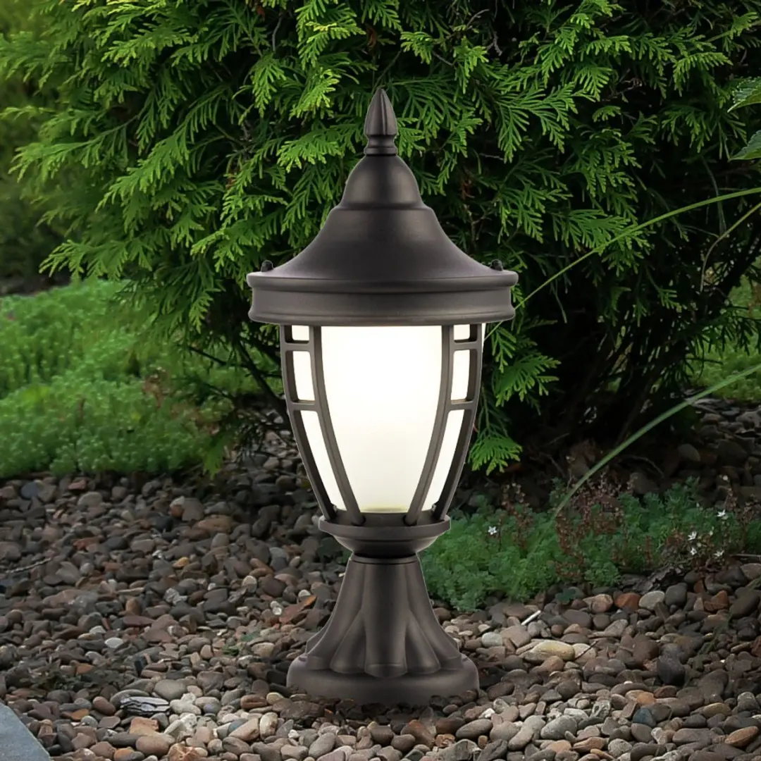 Maytoni Staande Tuinlamp IP44 - Zwart - E27 - 40,5 cm