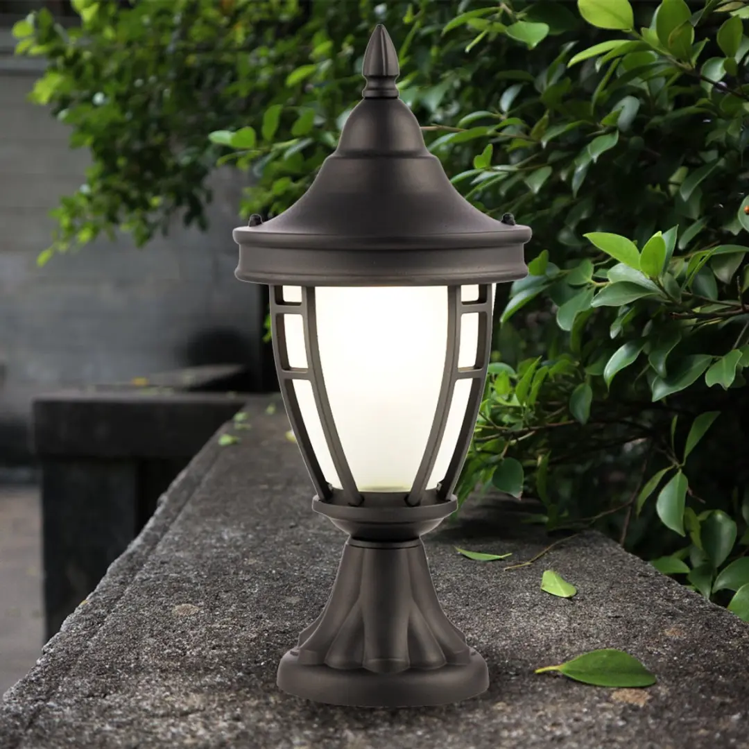 Maytoni Staande Tuinlamp IP44 - Zwart - E27 - 40,5 cm