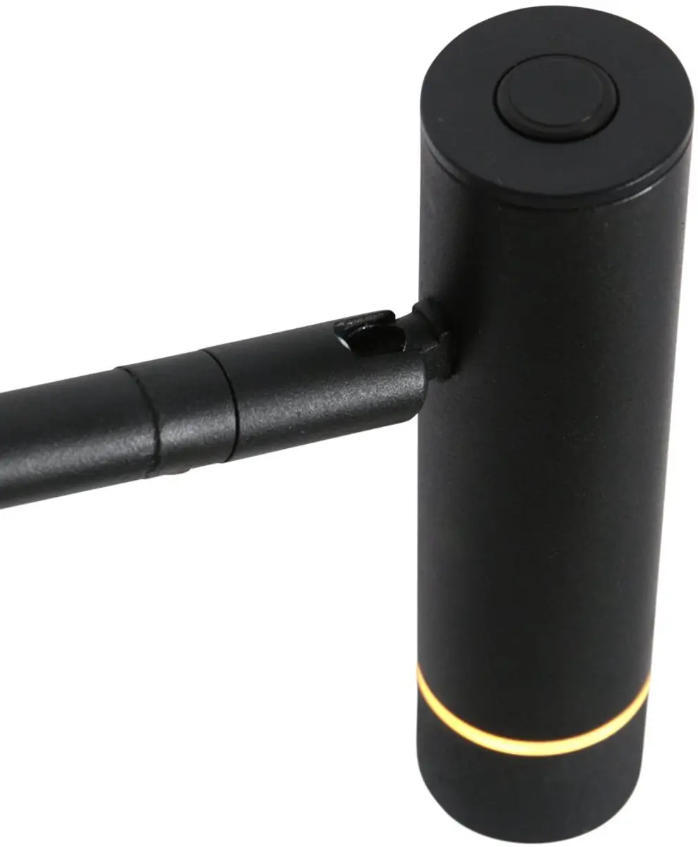 Steinhauer Volari 4710ZW Vloerlamp - 2x5W Dim-to-Warm - Zwart