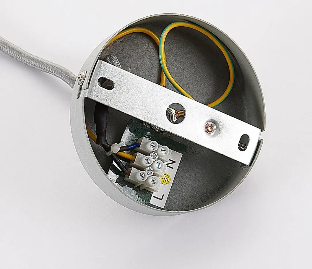 Lindby Hanglamp Betongrijs - 1 Lichtpunt E27