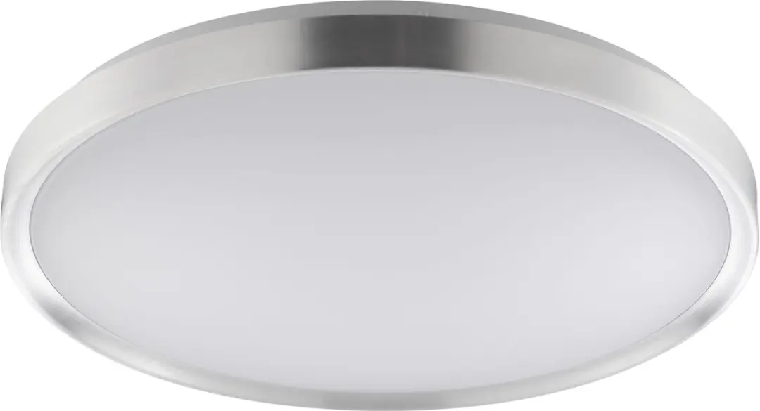 Brilliant Fancia Plafondlamp 19W - Ø48,5cm - Chroom/Wit - afbeelding 6 van 6