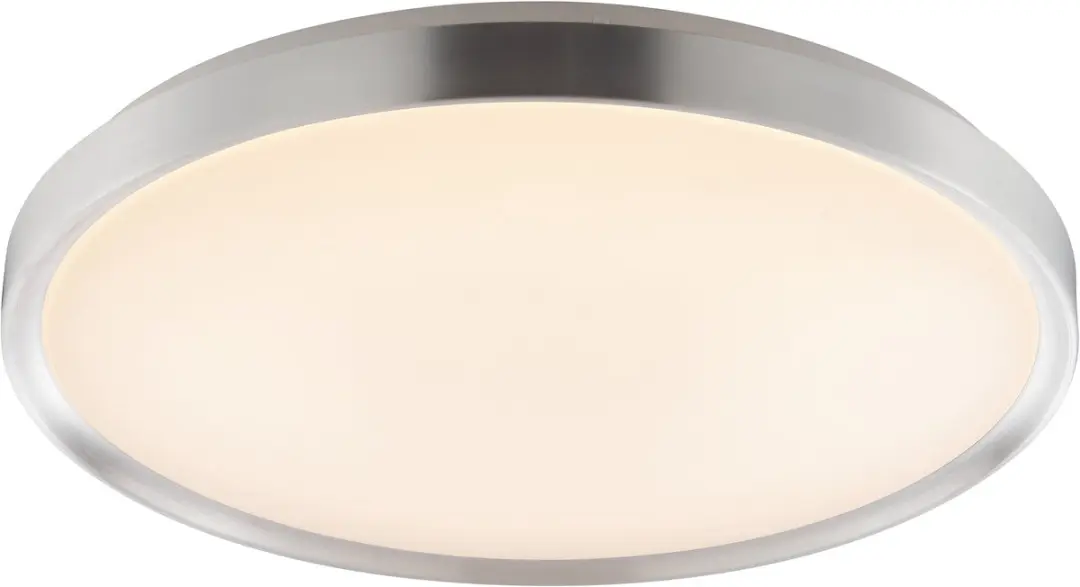 Brilliant Fancia Plafondlamp 19W - Ø48,5cm - Chroom/Wit