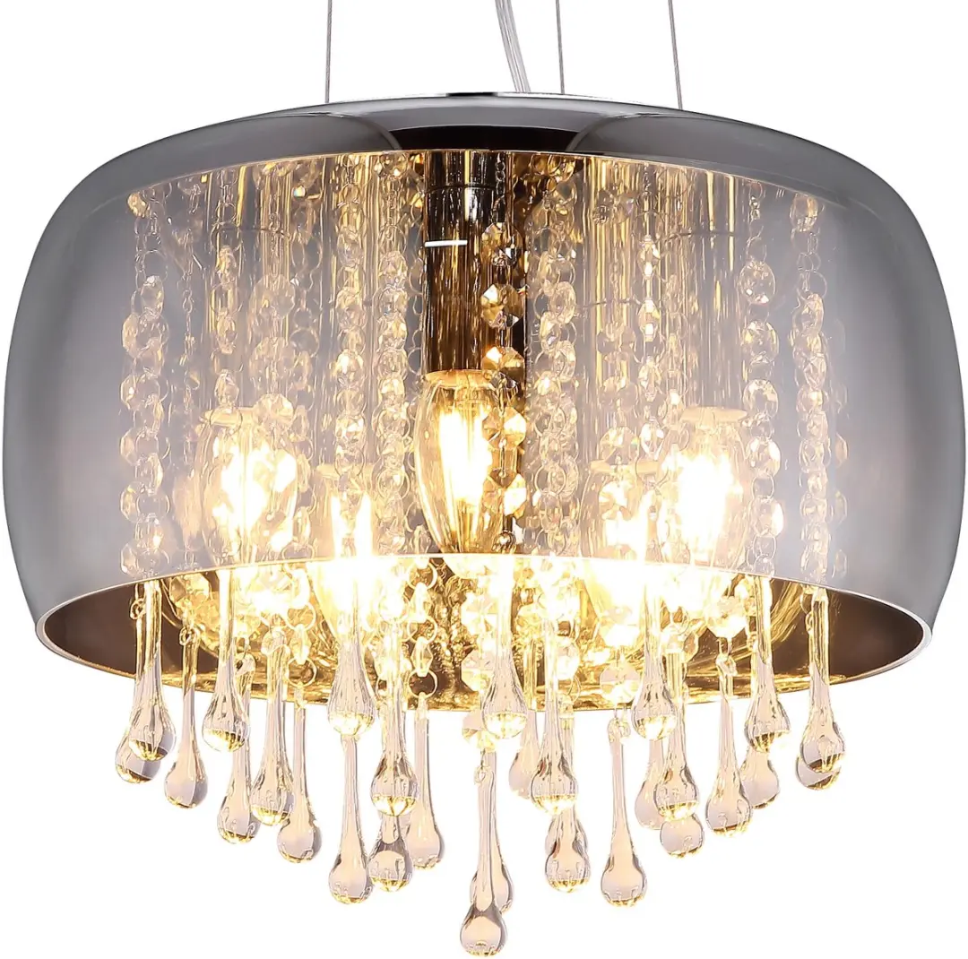 Globo Kalla Hanglamp - Chroom - Ø35cm - 5 Lichtpunten
