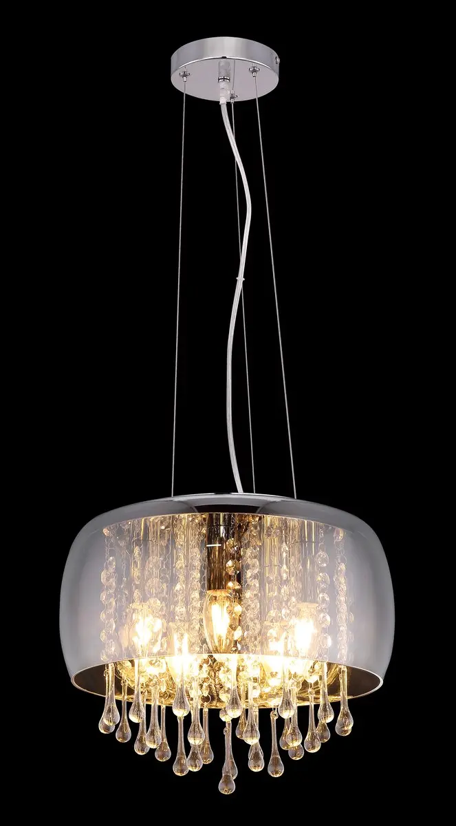 Globo Kalla Hanglamp - Chroom - Ø35cm - 5 Lichtpunten - afbeelding 6 van 6