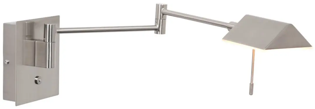 Steinhauer Retina Wandlamp 20cm - Staal