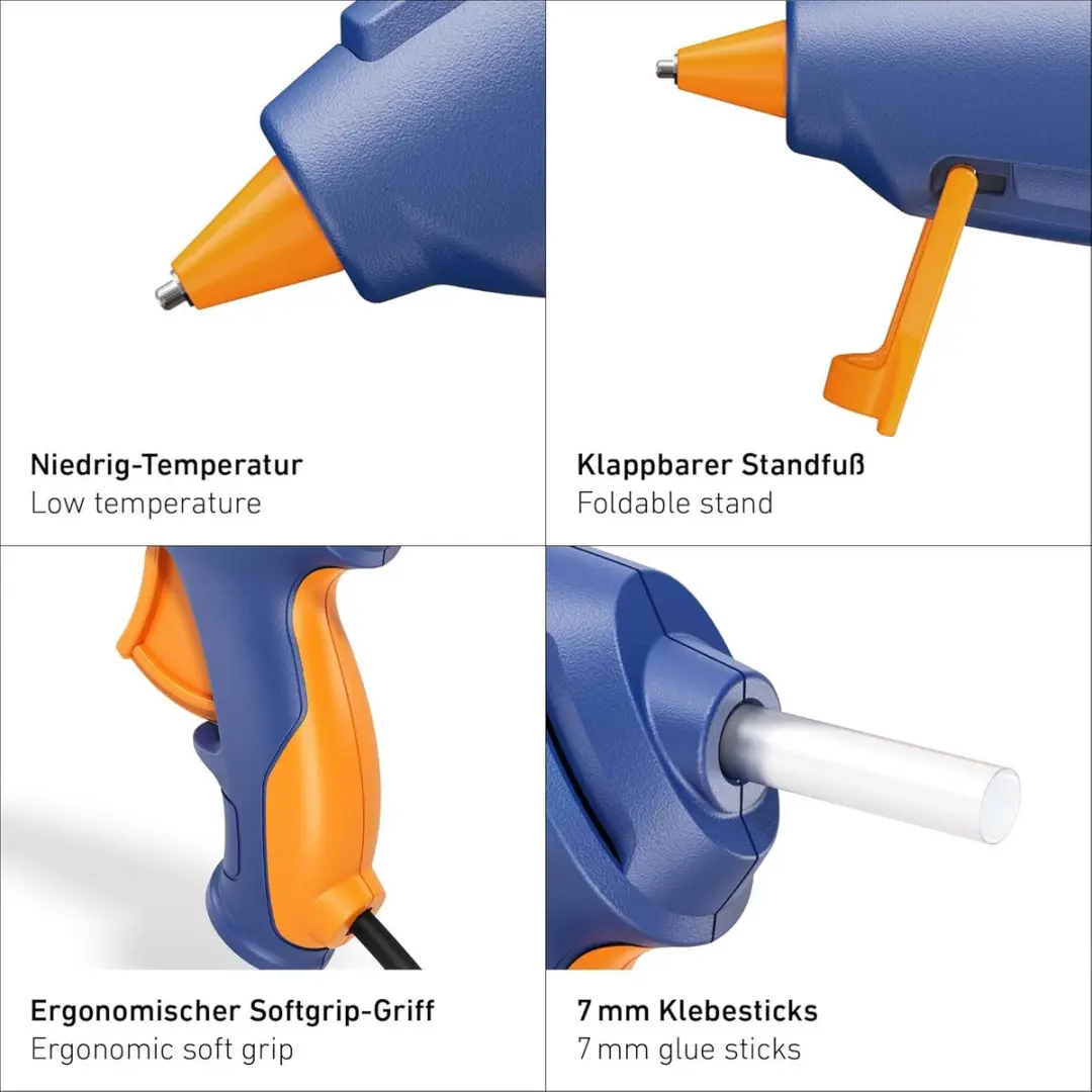 Steinel GlueMatic 1007-LT Lijmpistool - 8W - Blauw/Incl. 6 Lijmsticks