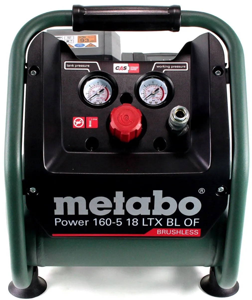 Metabo Power 160-5 18 LTX BL OF Accucompressor 18V - 8,0 bar - 5L - 2x 10,0Ah
