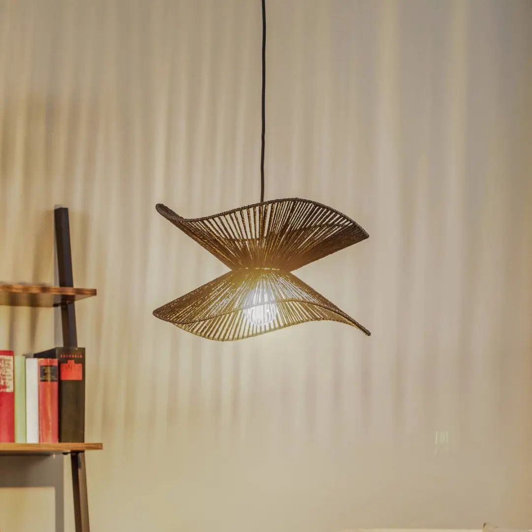 Lindby Hanglamp Papier 1 Lichtpunt E27