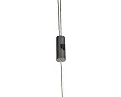 Paul Neuhaus Juliet Hanglamp 3 Lichts 120cm Antraciet