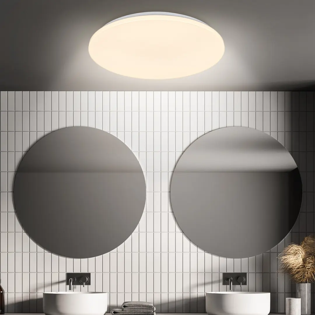 Briloner LED Badkamerlamp Warm Wit Ø35cm - Bewegingsmelder