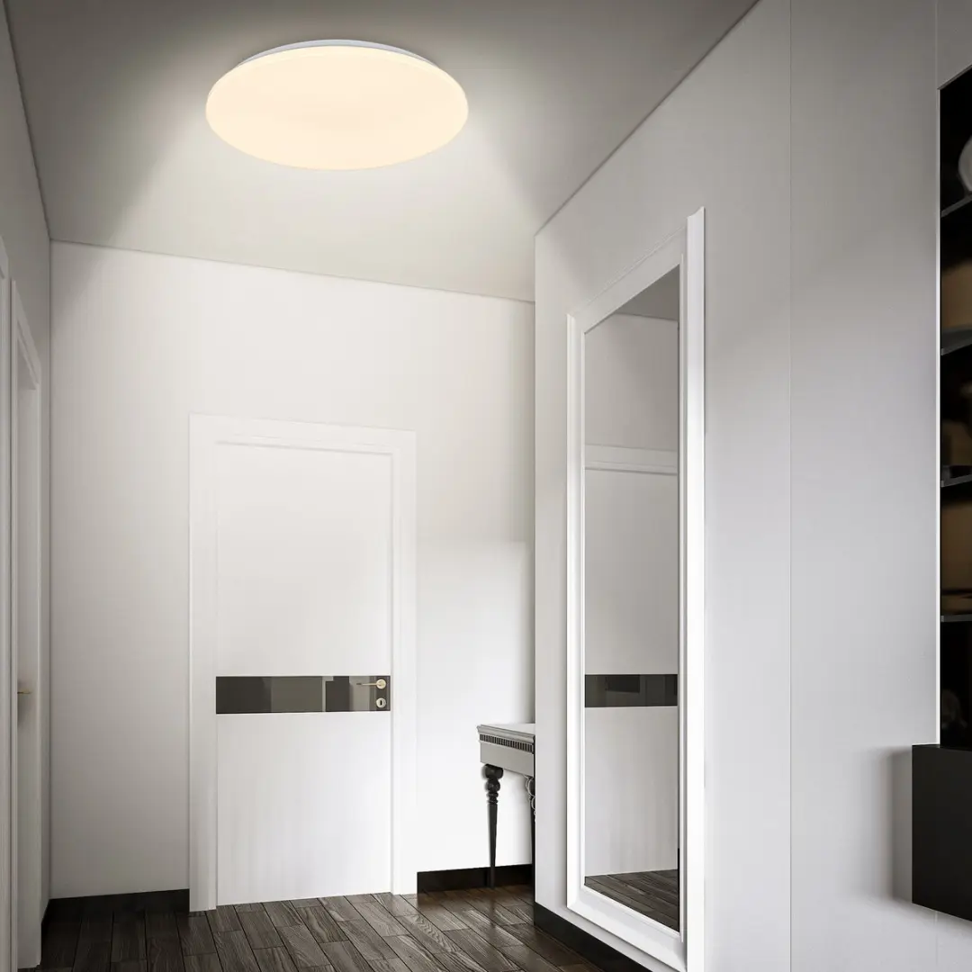 Briloner LED Badkamerlamp Warm Wit Ø35cm - Bewegingsmelder
