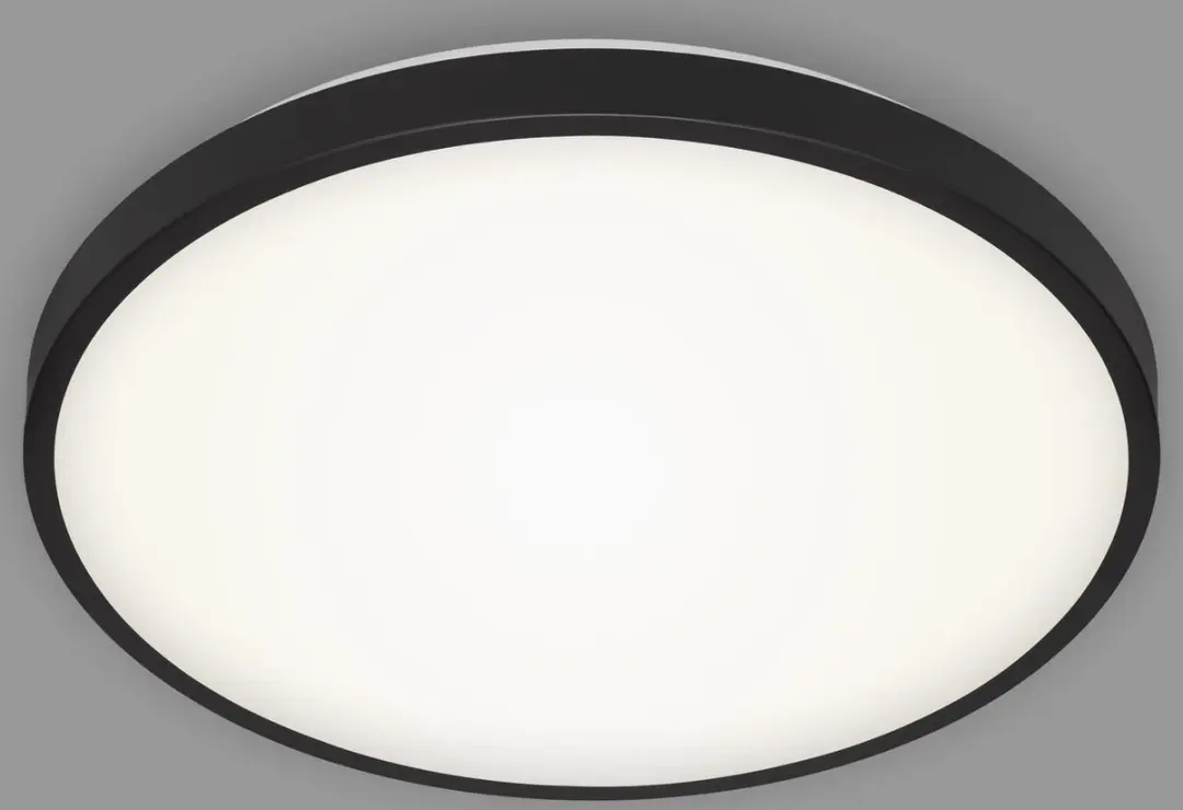 Briloner Manny Plafondlamp LED 24W 2.200lm - Ø38,5cm Zwart