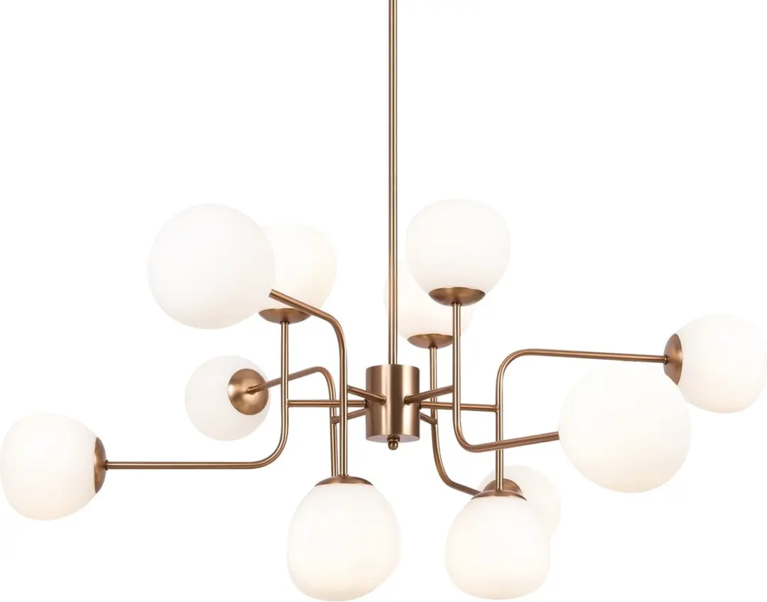 Maytoni Erich Kroonluchter - 12 Lichtpunten - Goud