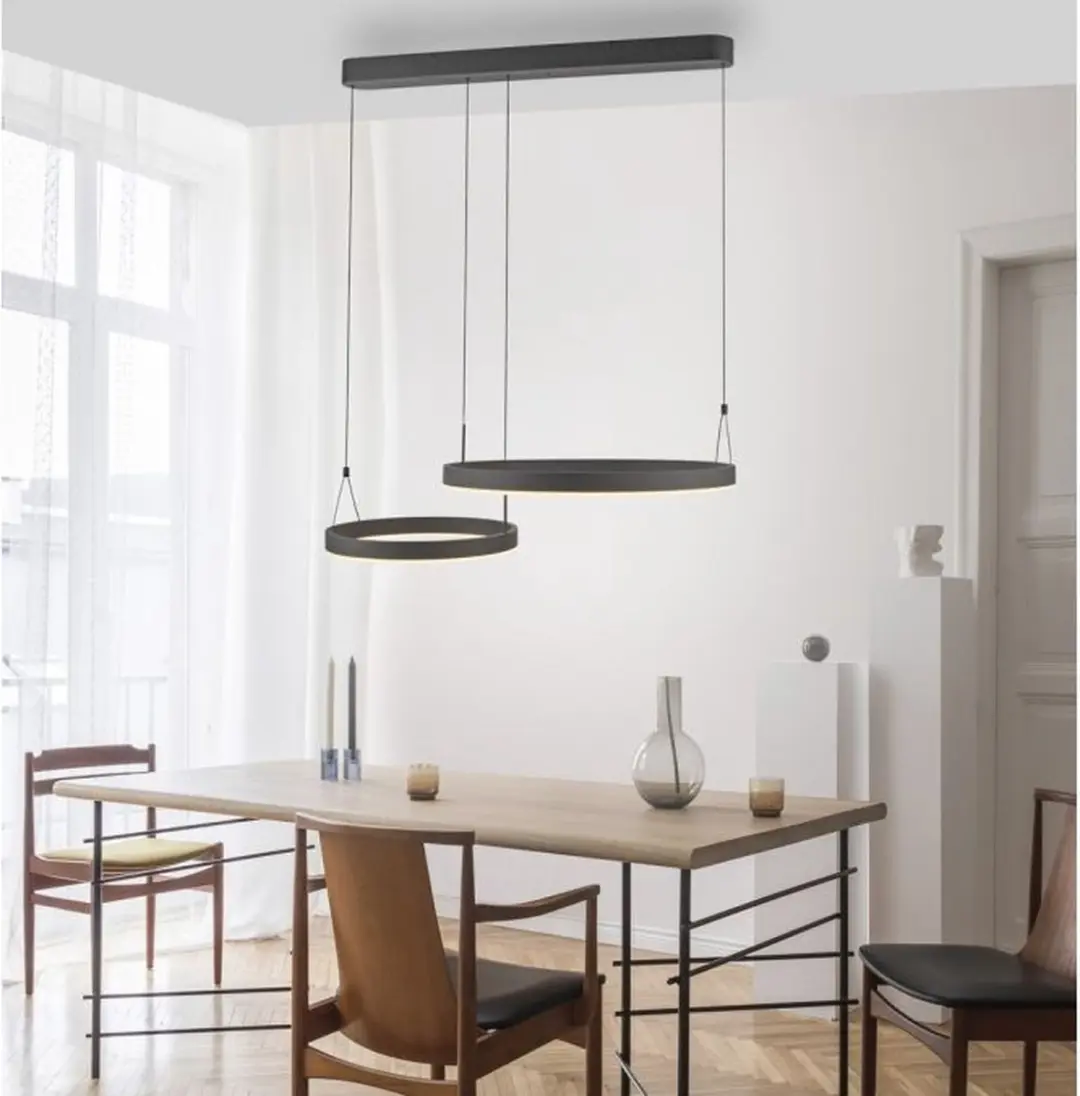 Paul Neuhaus Esko Hanglamp - 2 Ringen - Warm Wit