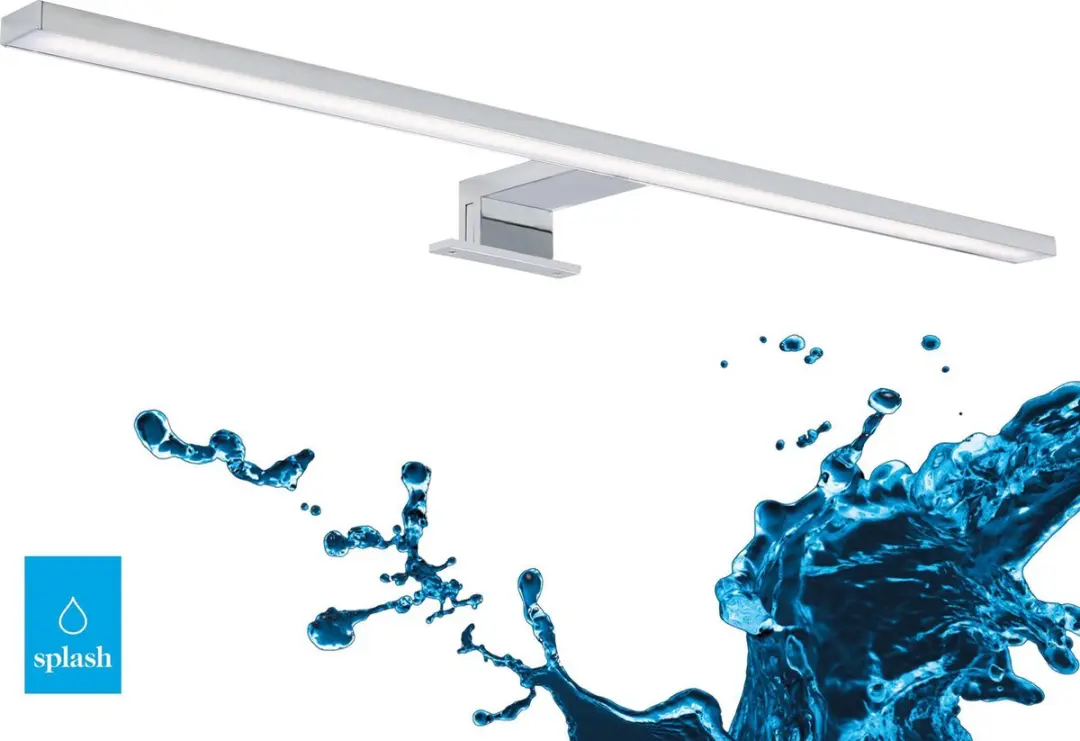 Briloner Dun LED Spiegellamp 8W 900 Lm - Chroom 60cm - afbeelding 6 van 6